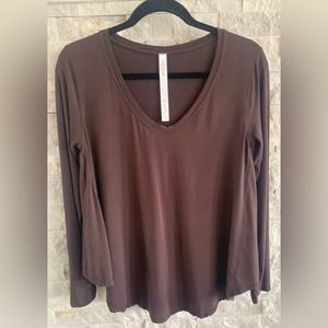 Lululemon Draped Long Sleeve T-Shirt